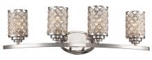  70914 PC - 4LT-BATH VANITY CRYS DIAMONDS-